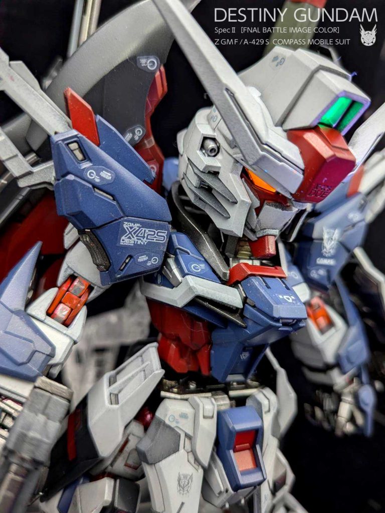 MGSD デスティニーガンダム SpecII MAX塗り 8層塗装光の翼–5枚目/制作者：しうまい