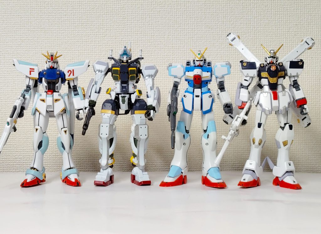 15ｍ級ガンダム達と同程度の高さ。ゲルググとしてのアイデンティティーが欠片も無い。