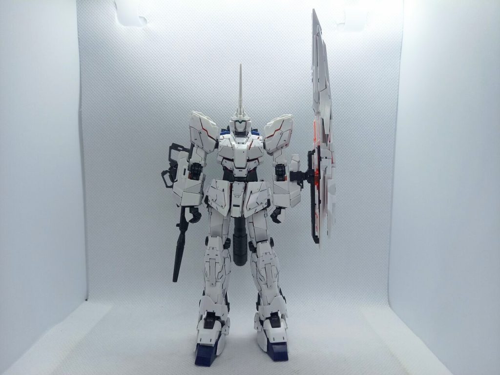 ーーーーーーーーーーーーーーーーーーーーー元画像のこちらではアームドアーマーDEを装備していますが正面から撮影したので分かり辛いです…。背面にも装備が出来るのでそうすれば良かったかも…です。