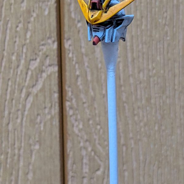 ガンダムエックスは現在本体部分塗装していってます。サテライトキャノンのリフレクターは爪楊枝の先を優しく擦ってディテールを浮かび上がらせています。03/09本体のウォッシング開始→本体ウォッシング完了→各パーツチッピング（3枚目）