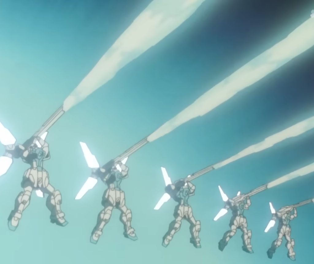 次はガンダムエックスの冒頭混ぜつつ撮影しました。かつて、戦争があった。一つのコロニーの独立運動に端を発した紛争が、地球全土を巻き込む全面戦争となったのだ。戦争が膠着状態となって8ヶ月……宇宙革命軍は、地球に甚大な被害を及ぼすコロニー落とし作戦を切り札に地球連邦政府に対して降伏を迫った。これに対して連邦軍は、極秘に開発していた決戦兵器、MS・ガンダムを導入。徹底抗戦の構えをとった。だが……この一撃が人類史上最大の悲劇の引き金となった。勝利を焦った革命軍は作戦を強行……連邦軍も一歩も退くことなくこれに応戦。戦いは泥沼となり、ついには人類全ての故郷である地球に、致命的なダメージを与えてしまった。100億を誇った人口のほとんどは失われた。もはや、戦争に勝ちも負けもなかった。