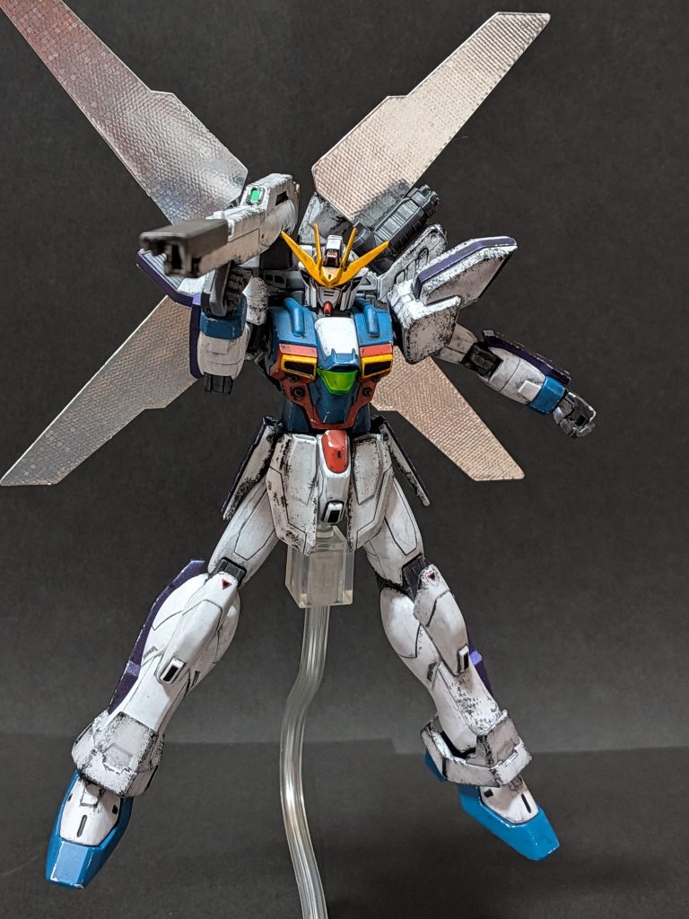 サテライトキャノンのリフレクターは爪楊枝の先で優しく擦ってあげたらディテールが浮かび上がり良くなります😊