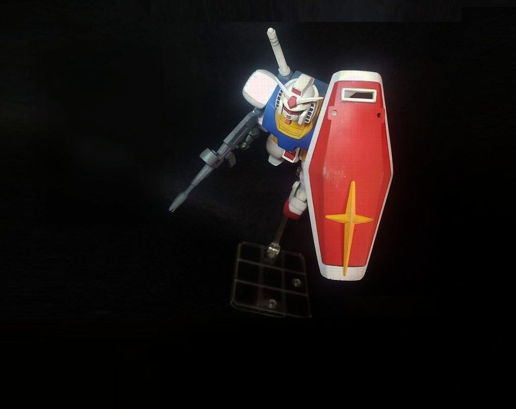 フル可動1/100旧キット ガンダム 【アニメ劇中フォルム徹底再現版】   ※旧キット1/100 リアルタイプガンダム使用–2枚目/制作者：HITOHITO