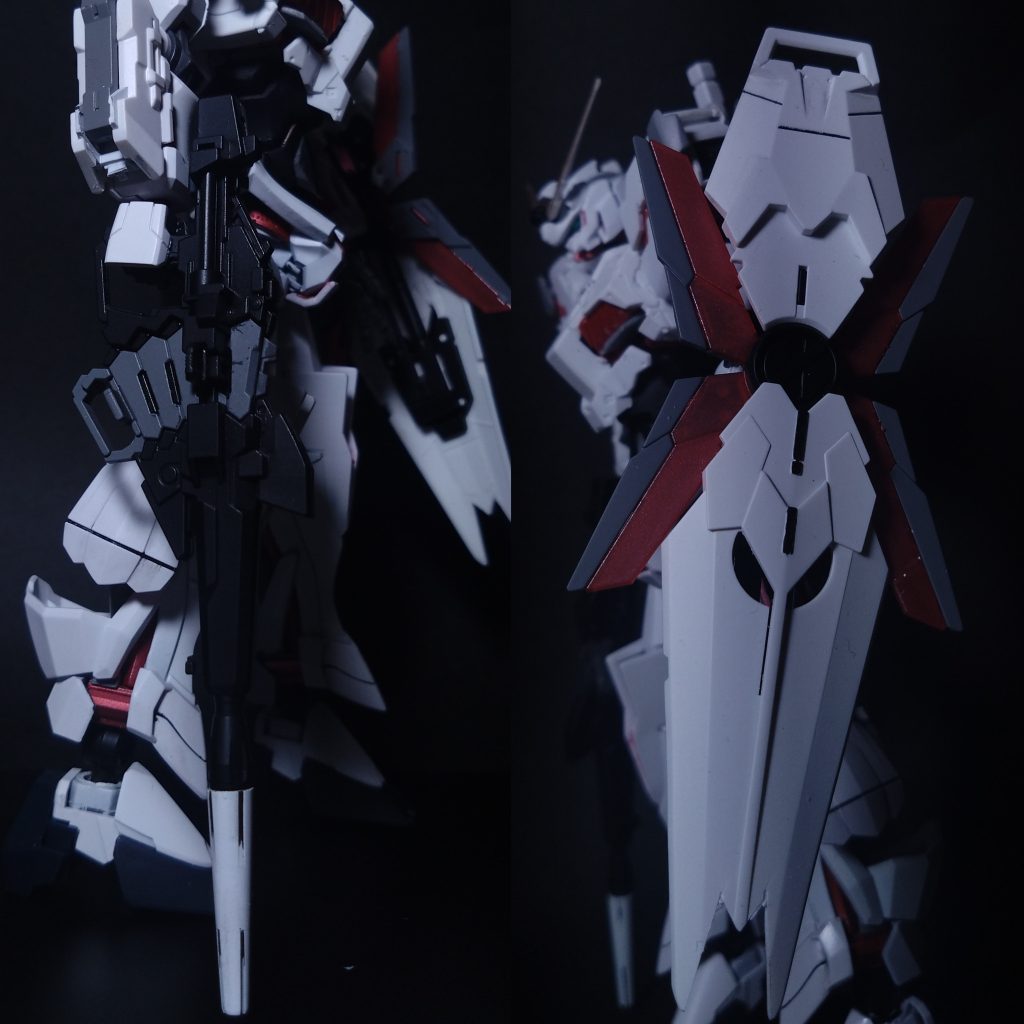 武装はこんな感じ。シールドの形をちょっと加工したのと、色を変えただけですね。