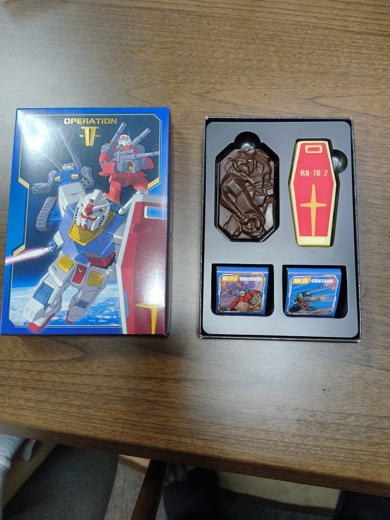 ちなみに2月14日に奥さんからチョコもらってガンプラの山にポンと置いて放置してた物を開けたらガンダムチョコでしたせっかく変わったチョコくれたのに1ヶ月ほどNOリアクションでした申し訳ないので今からでも御礼を伝えようと思います。