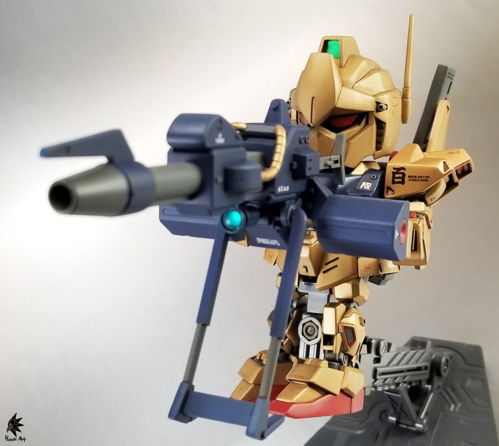 SD Hyaku-Shiki SDGG #62 百式–5枚目/制作者：@HasakiArt