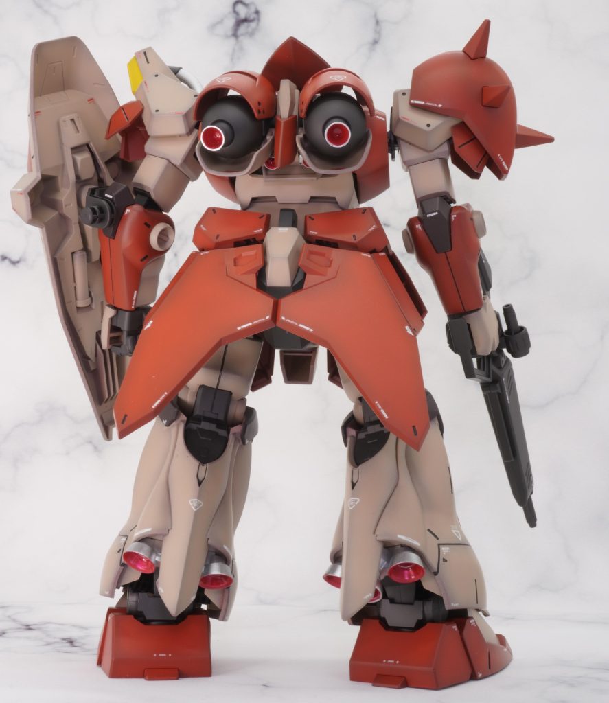 グラデ塗装の時に各色に近似色を使用して、自然なグラデになるように意識しました。