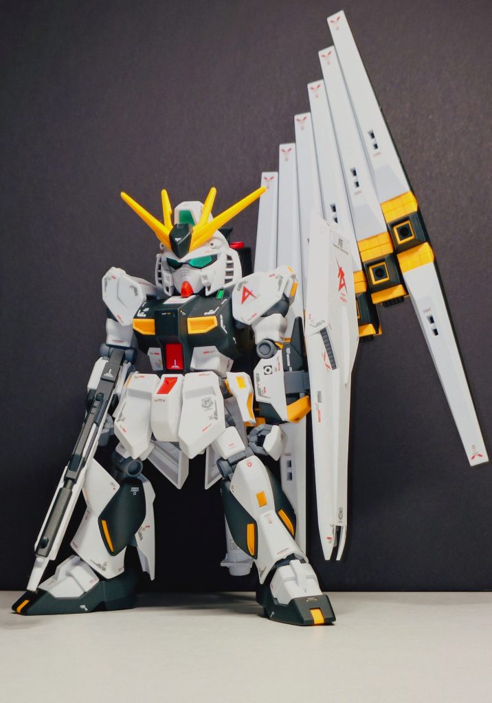 ファンネルが床に接地するので立ちは安定しましたw