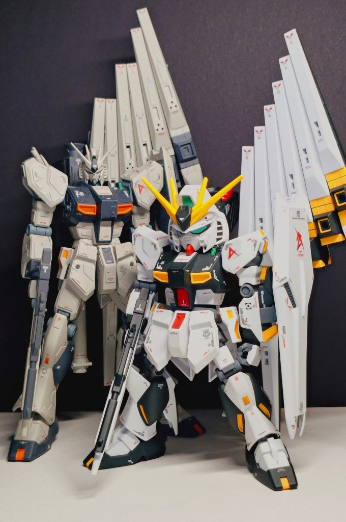 以前製作した試作νと。