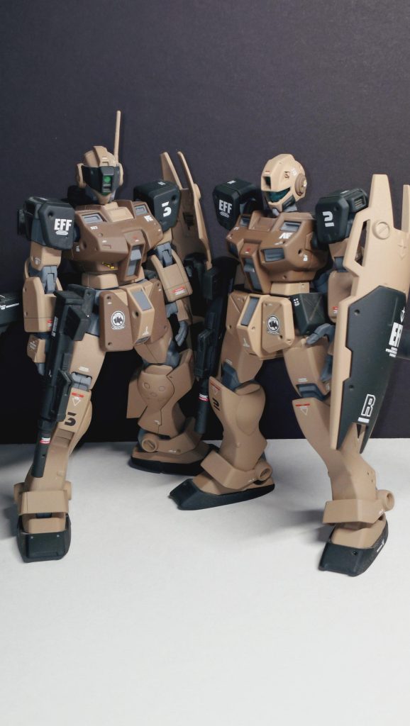 地上仕様。オレンジと各所同じ改造をしてます。画像では見えませんが、スクラッチしたショットガンとバズーカを背負ってますw