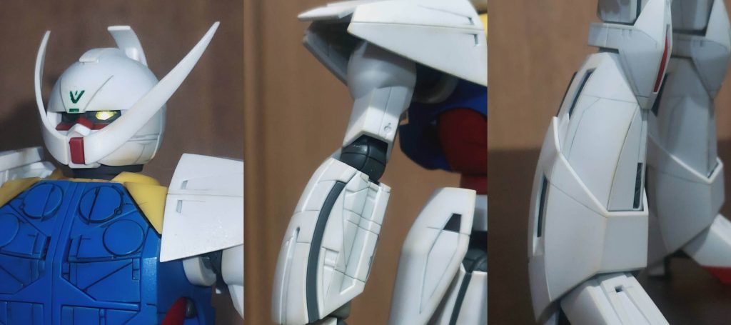 なにげにウェザリングしてます。発掘兵器らしく微妙に土汚れが残ってる表現で、引きではわからないぐらいがちょうどいい……と思いましたが、写真にするとアップでもわかりづらいですよね。ちゃんと汚れてます。