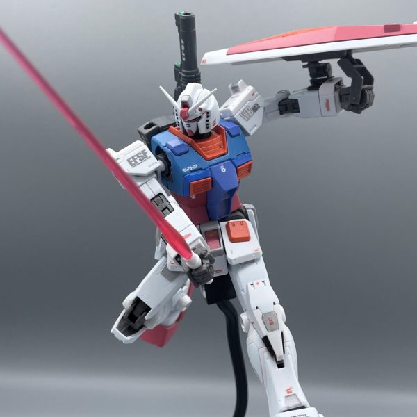 【HGオリジン】ガンダム【筆塗り全塗装】