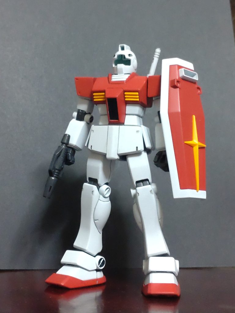 塗装後ですがデカール貼らなくてもイイ😍量産機の良さが分かる素敵なキットでした🥰