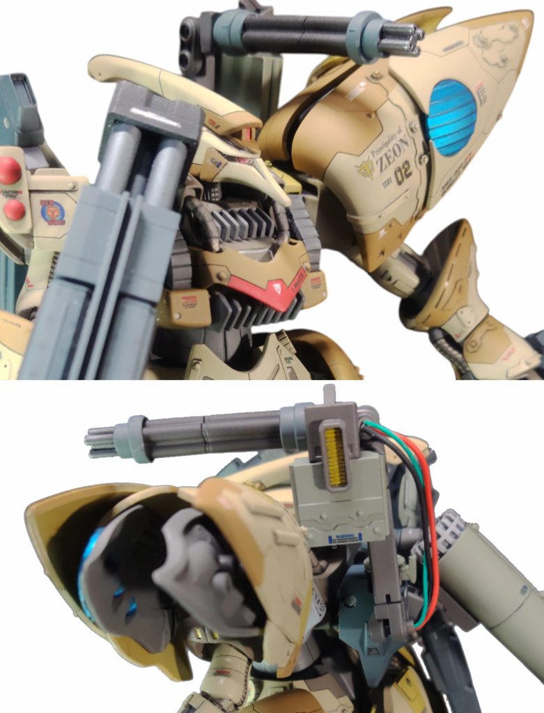 Ike主任：ついでにガトリング砲も！＊３色ケーブルは雰囲気ですｗ