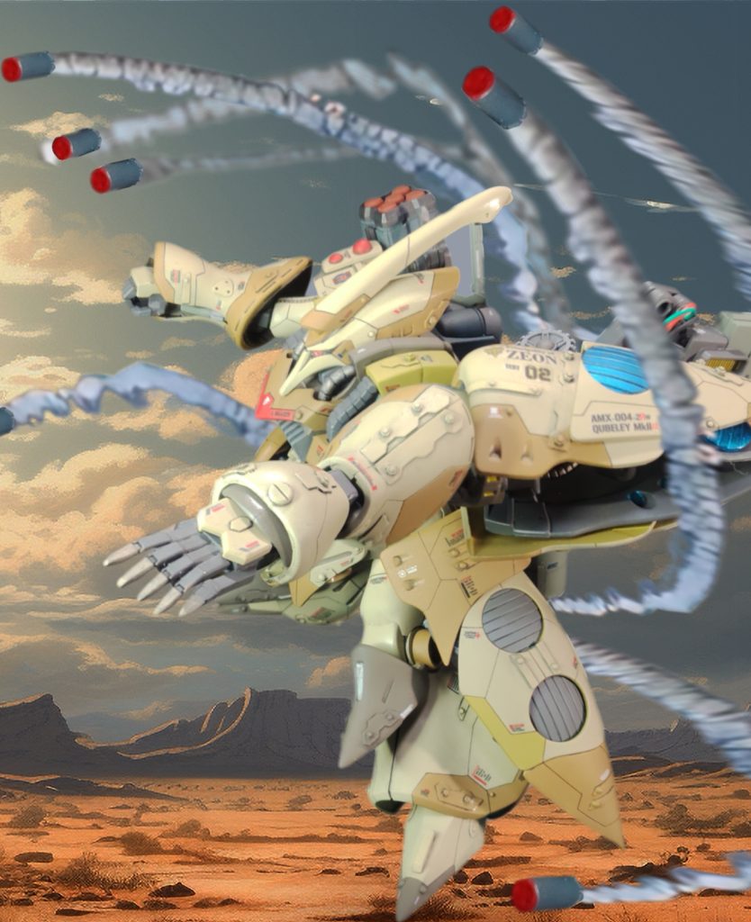 Ike主任：ファンネルミサイルのテストを開始する！発射～！助手A：えっ？全然当たらないのですが！😱Ike主任：やはり、ニュータイプか強化人間でないと扱えないのか🤔助手A：そりゃそうでしょう！Ike主任：ギャラがよかったのでついつい請けてしまった助手A：強化人間が必要だからギャラが高いのです！余計な武装まで付けて、これで試験できなかったら違約金じゃないですか～