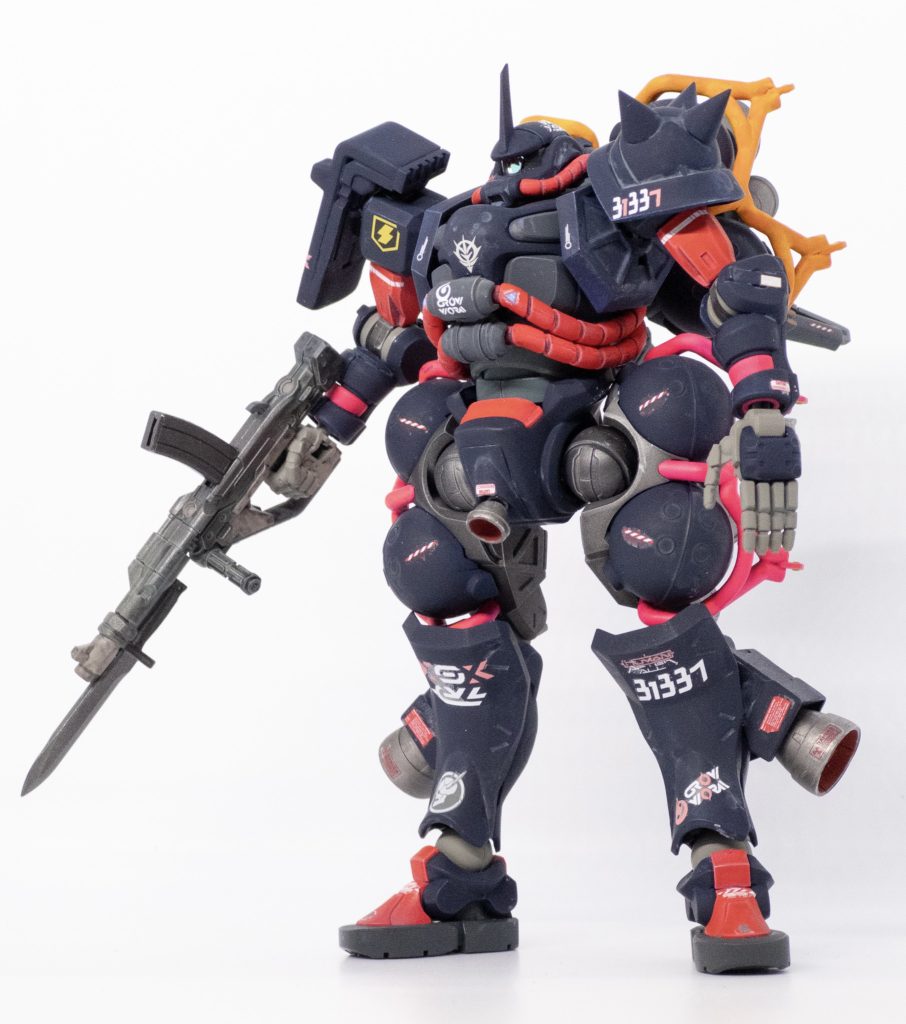 勝手にGQ-MSVシリーズ② 高機動型ザクII (MS-06R)&nbsp;劇中では登場する機会のなかったけどよく知るあのMSはGQ世界ではこんなだったんじゃないか…？、を想像しながら作ってます。