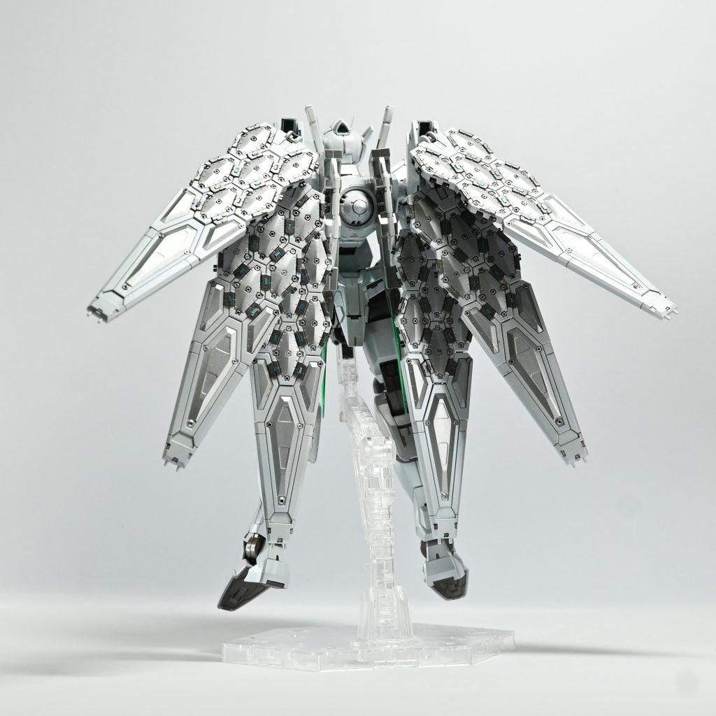 バックショット…塗り分けと青竹色チップ頑張りました。