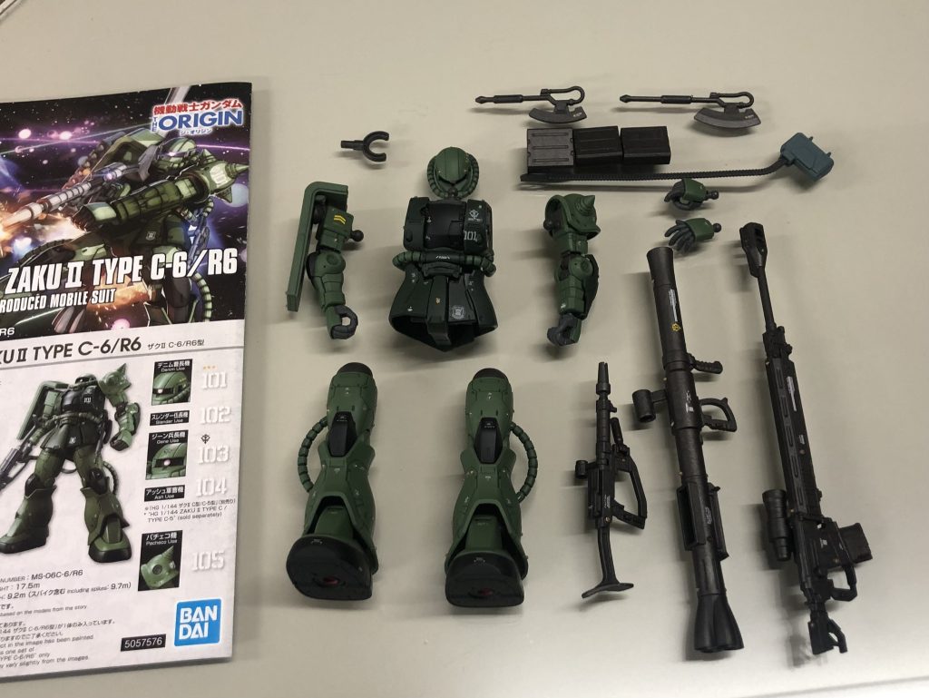 HG 1/144 ザクⅡ C6型　MS-06C-6  THE ORIGIN–2枚目/制作者：takao_s