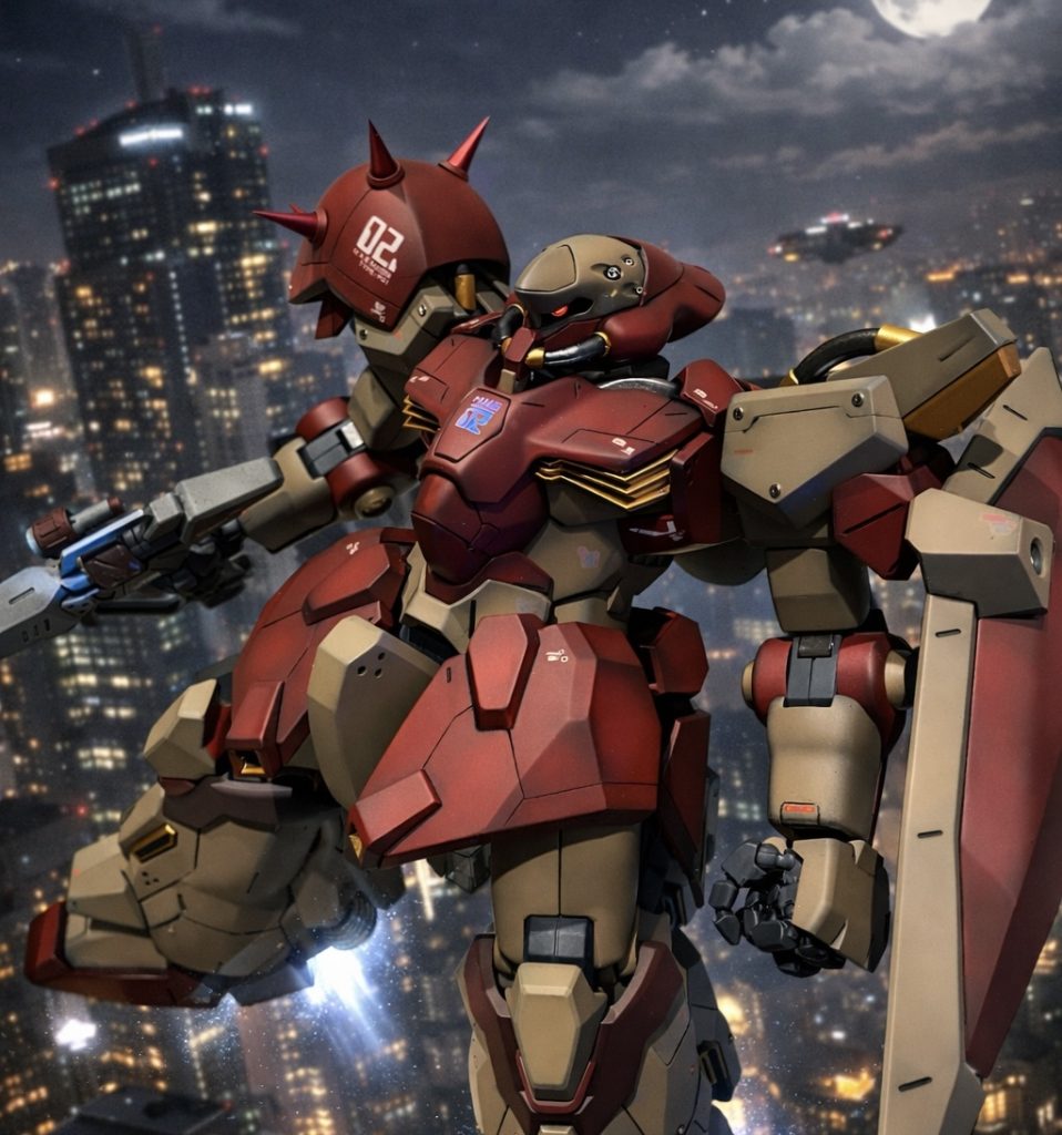 HG 1/144 メッサーF01型–2枚目/制作者：kumasan