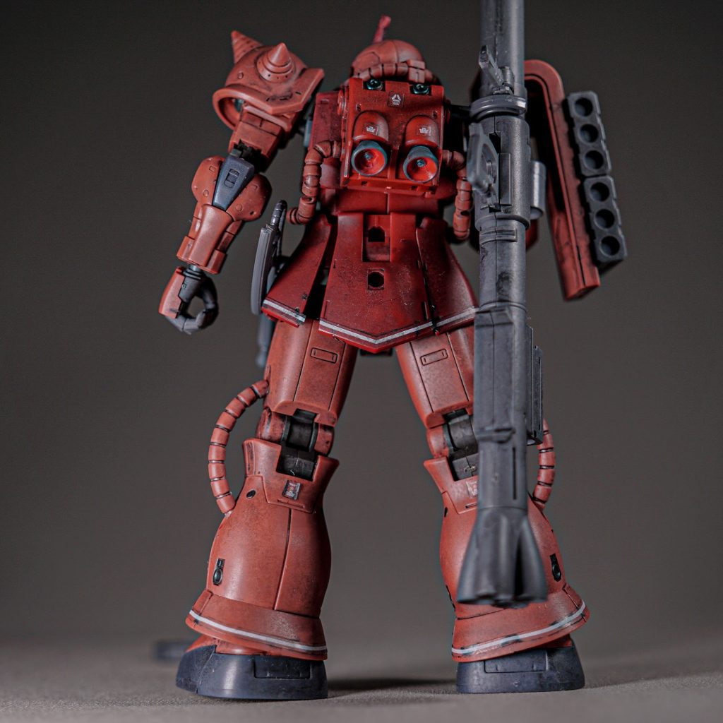 MS-06S シャア専用ザクⅡ 赤い彗星Ver.–3枚目/制作者：しるばにあ