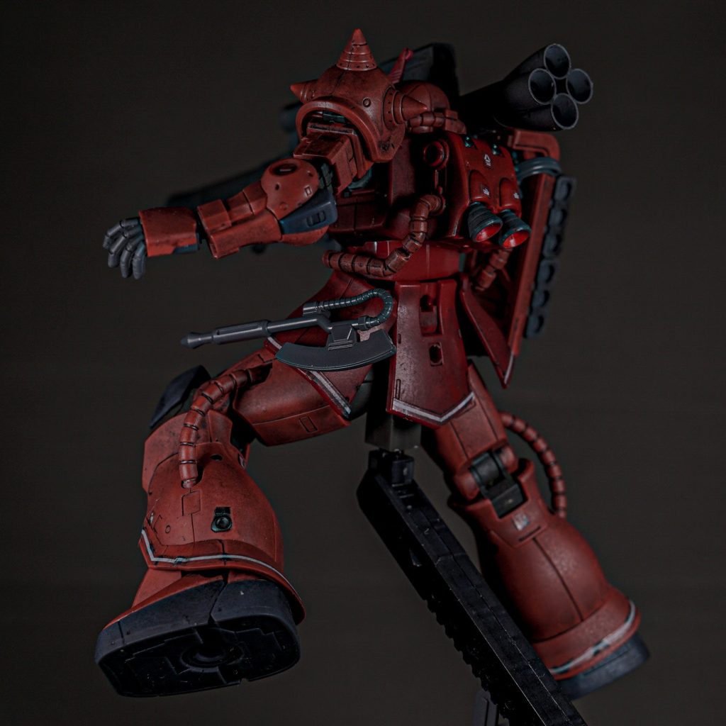 MS-06S シャア専用ザクⅡ 赤い彗星Ver.–6枚目/制作者：しるばにあ