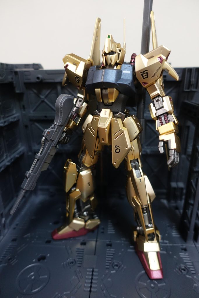 MSN-00100 百式 MG 2.0 部分塗装–5枚目/制作者：KUMA563