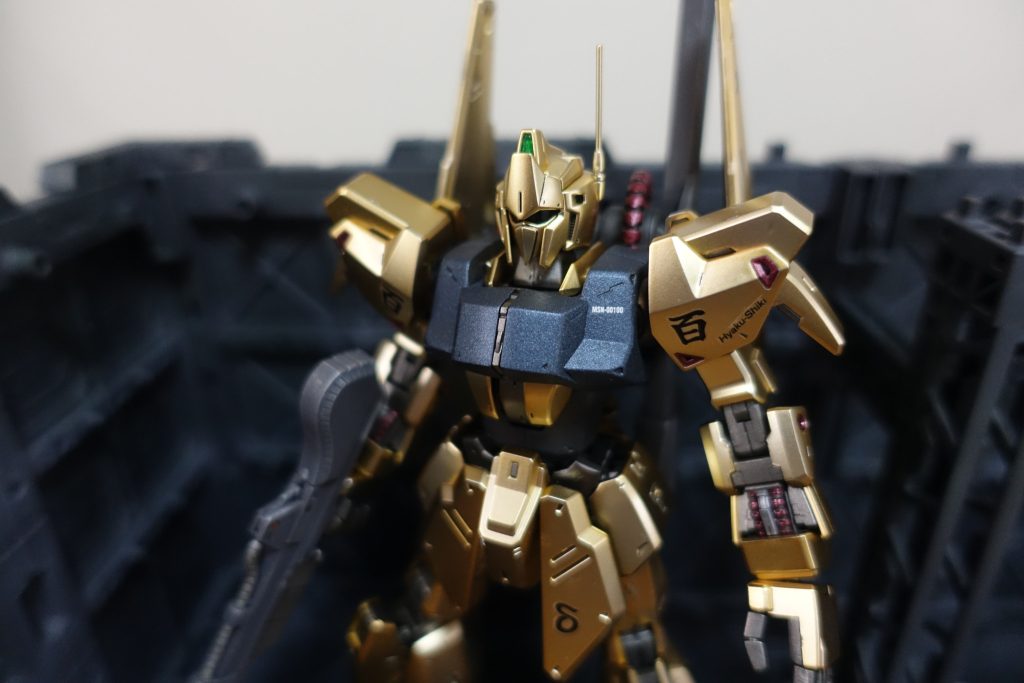 MSN-00100 百式 MG 2.0 部分塗装–3枚目/制作者：KUMA563