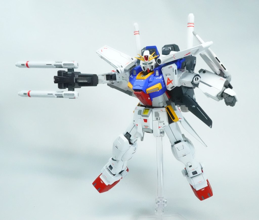 最後にZZの合体完了ポーズ！最後までご覧いただき、ありがとうございました(gundam-kao6