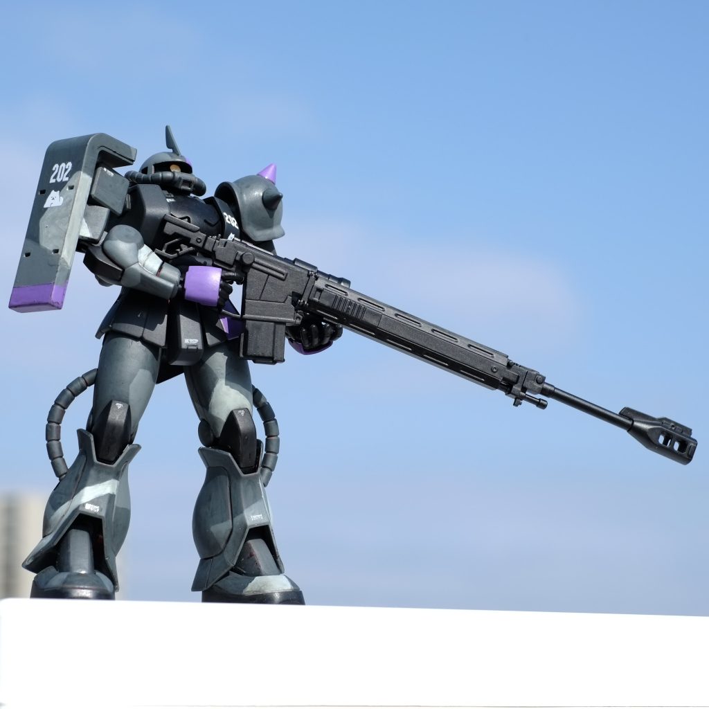 息子機と迷彩パターンは変えてあります。パーソナルカラー紫は青空だとちょっと映えないかな、夕方とかに別で撮影したい。