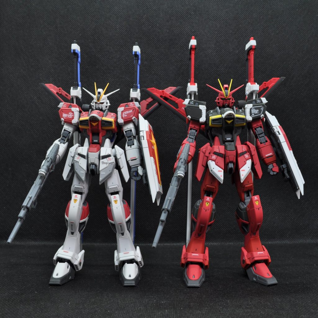 Destinyの方のソードはアンテナ折ってしまったので、今回のインパルス４機は細心の注意を払いました笑