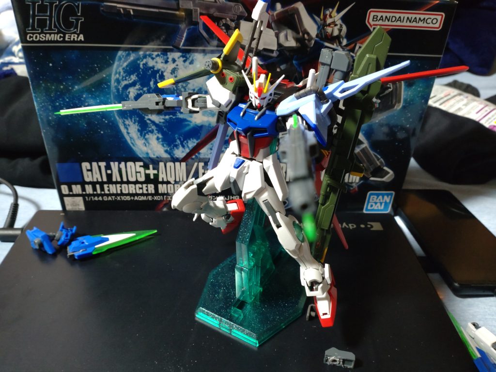 おまけですGNマルチプルアサルトストライカーGNソードⅢGNソードⅡブラスター装備