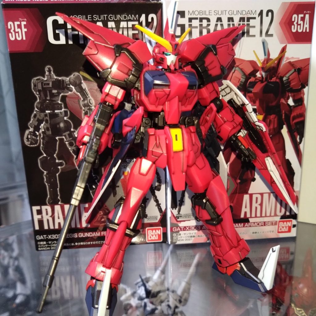 Gフレーム イージスガンダム｜基本筆塗り部分塗装仕様さんのガンプラ