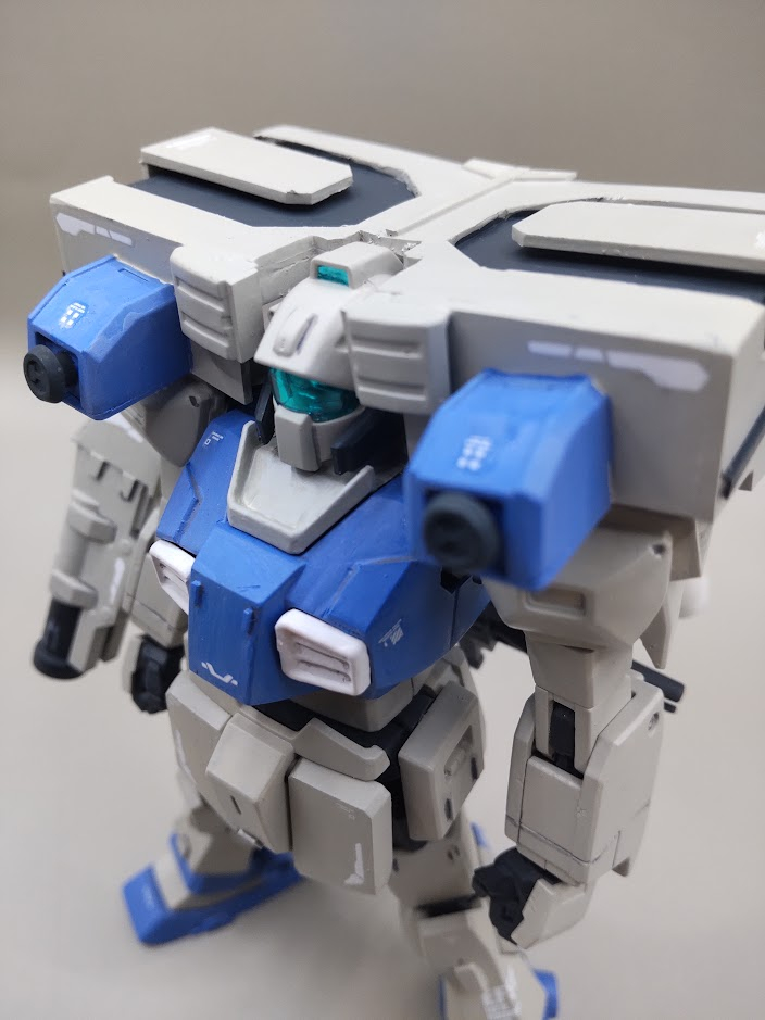 水性筆塗、アクリル絵の具墨入れ、ノントップコート仕上げのいつもの仕様です