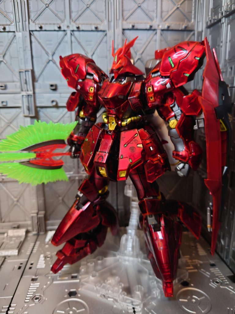 RG　サザビー　メカニカルコアメッキ塗装–2枚目/制作者：フィン工房