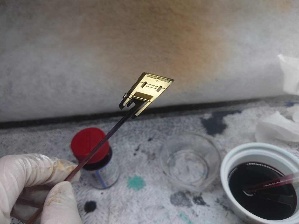 ・塗装その2こちらはスターブライトゴールドスターブライトシルバーと同じく、少しエッジを残してます。