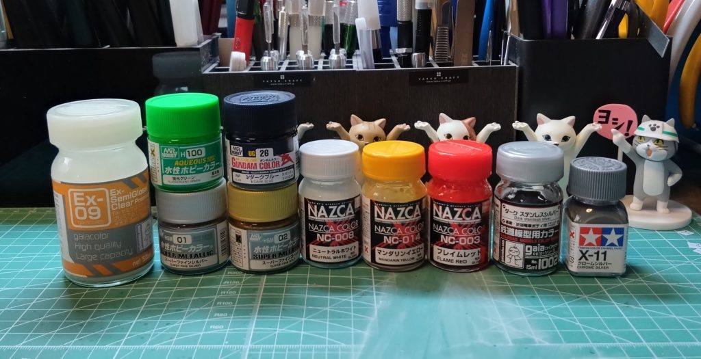 今回使用した塗料です。