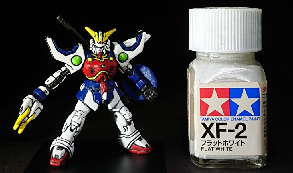 この食玩は『ガンダムW』放送当時の商品なので、約30年前の品。元キットは水色１色です。
