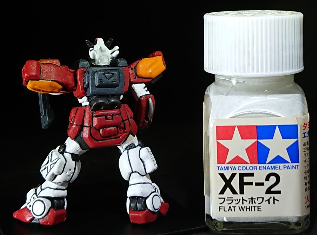 これまでとにかく塗りづらくて発狂寸前でしたが、サフを吹いたら塗料が乗るようになりました。・・。