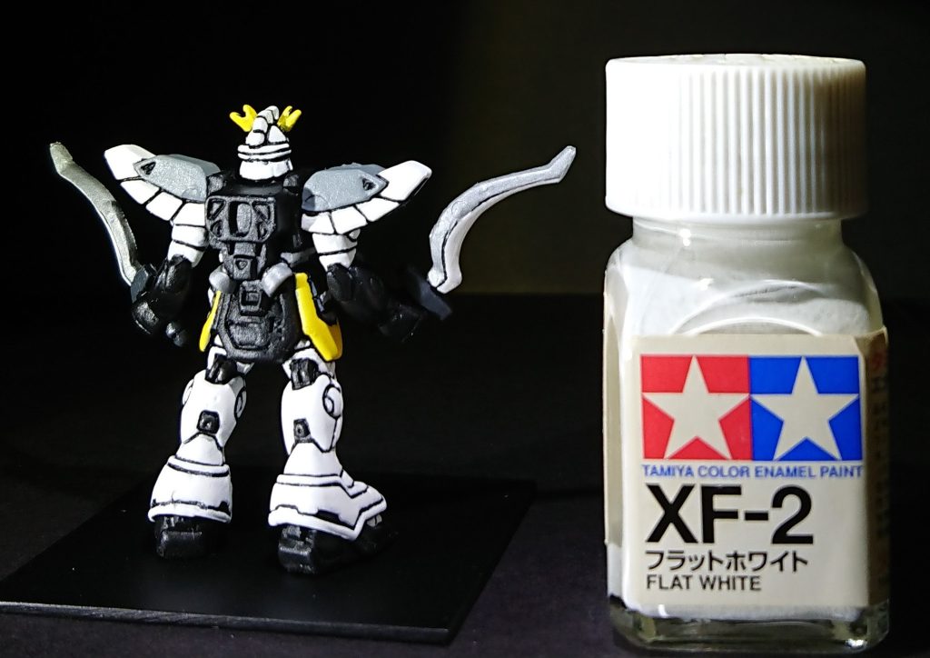 塗装は下地にサフを吹き、エナメル塗装、つや消しトップコートです。