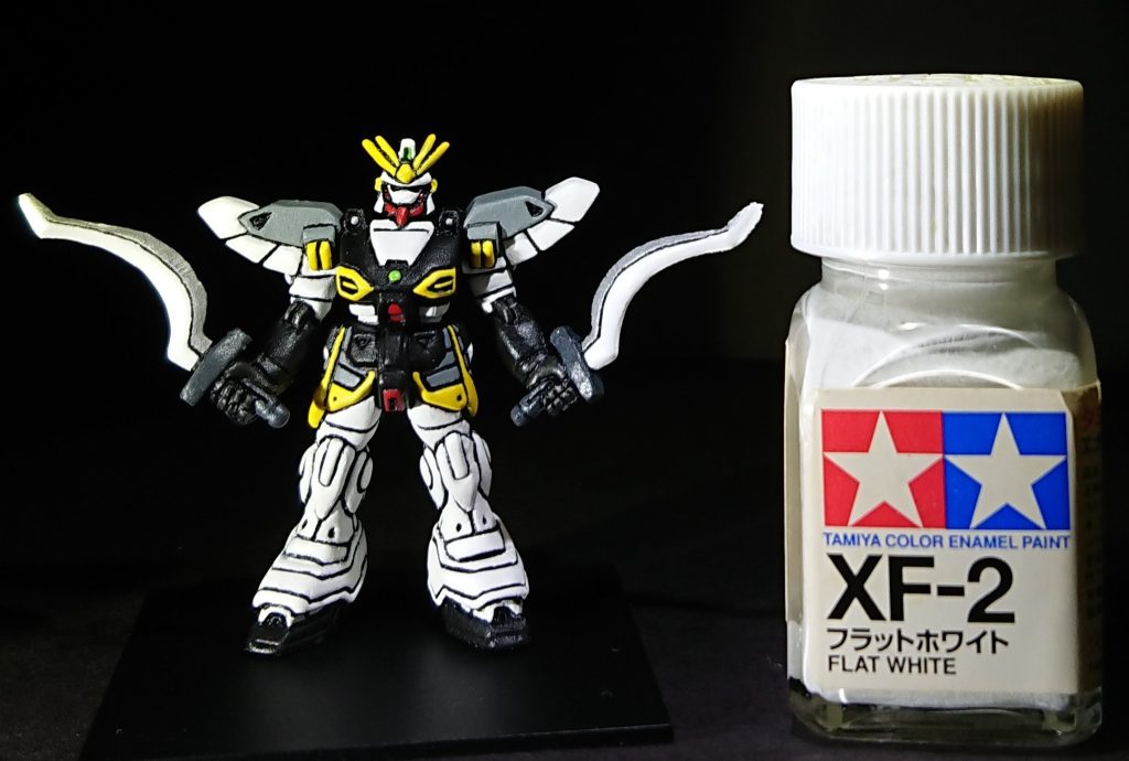 食玩『ガンダムセレクト』のサンドロックです。元キットは赤１色の塩ビです。