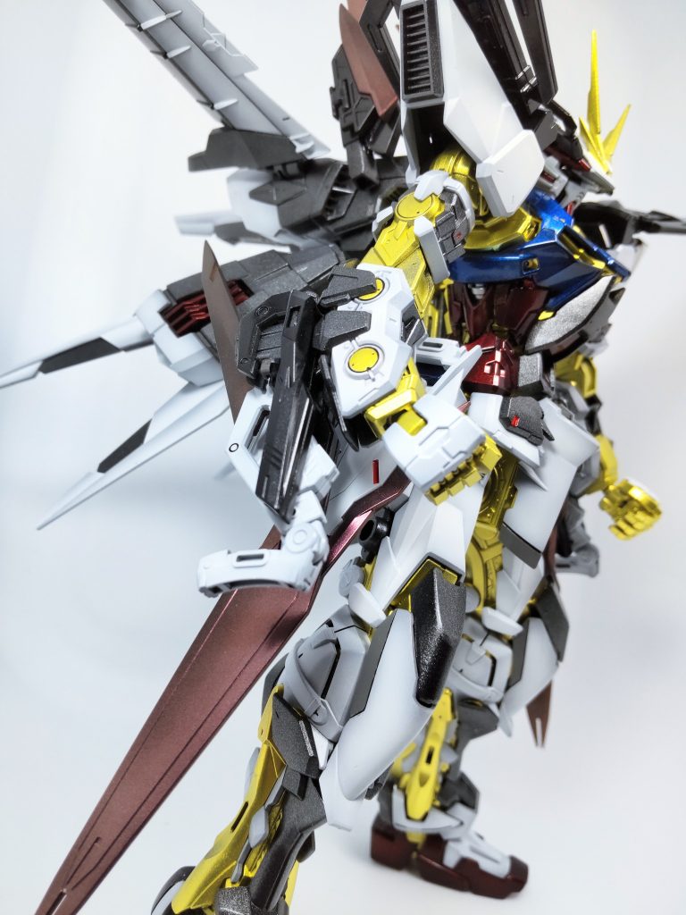 MGガンダムアストレイブルーフレームD–3枚目/制作者:おっさんX68kどきどきプラモ