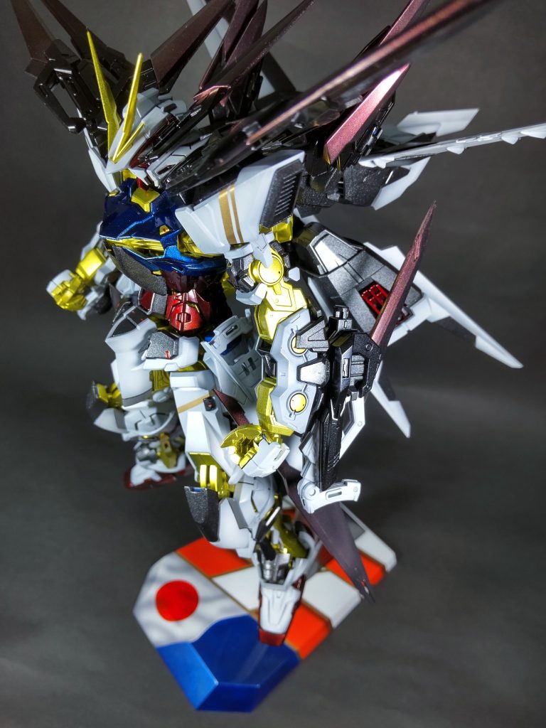 MGガンダムアストレイブルーフレームD–8枚目/制作者:おっさんX68kどきどきプラモ