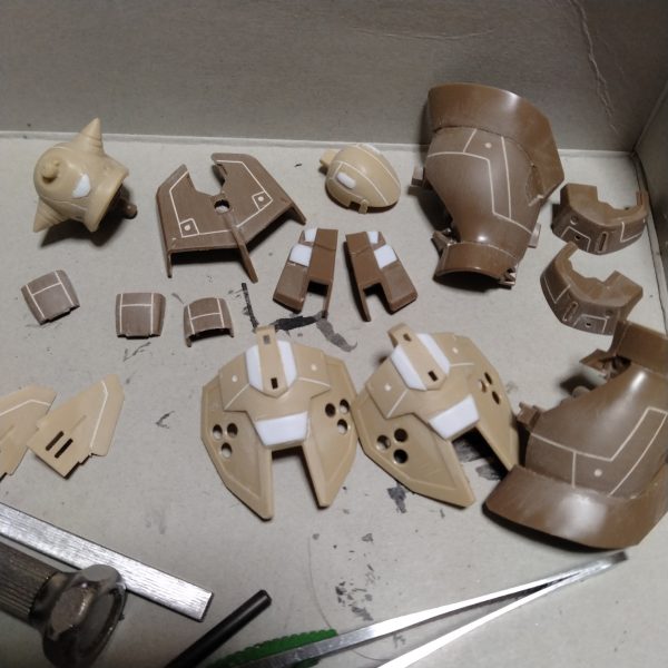 HG高機動型地上用ザクウォルド機制作