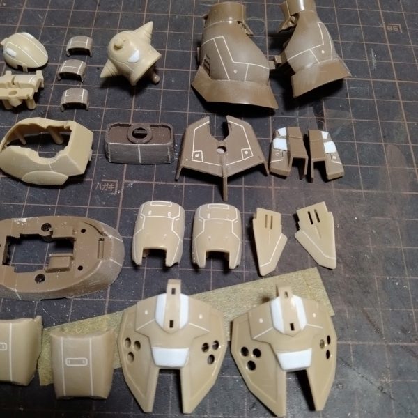 HG高機動型地上用ザクウォルド機制作