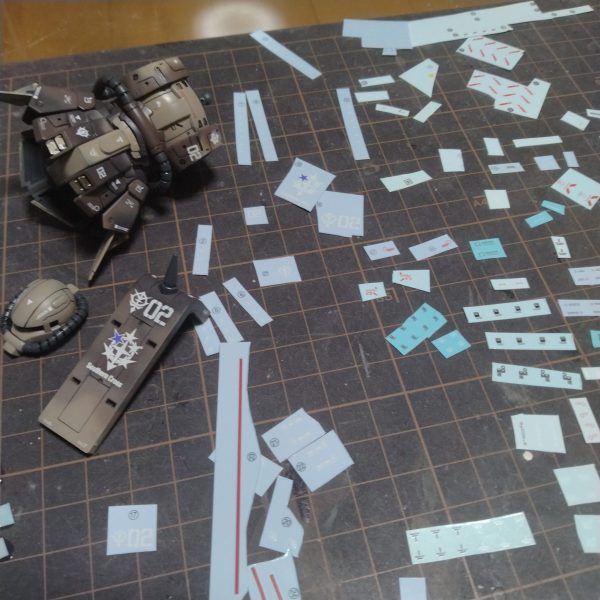 HG高機動型地上用ザクウォルド機制作