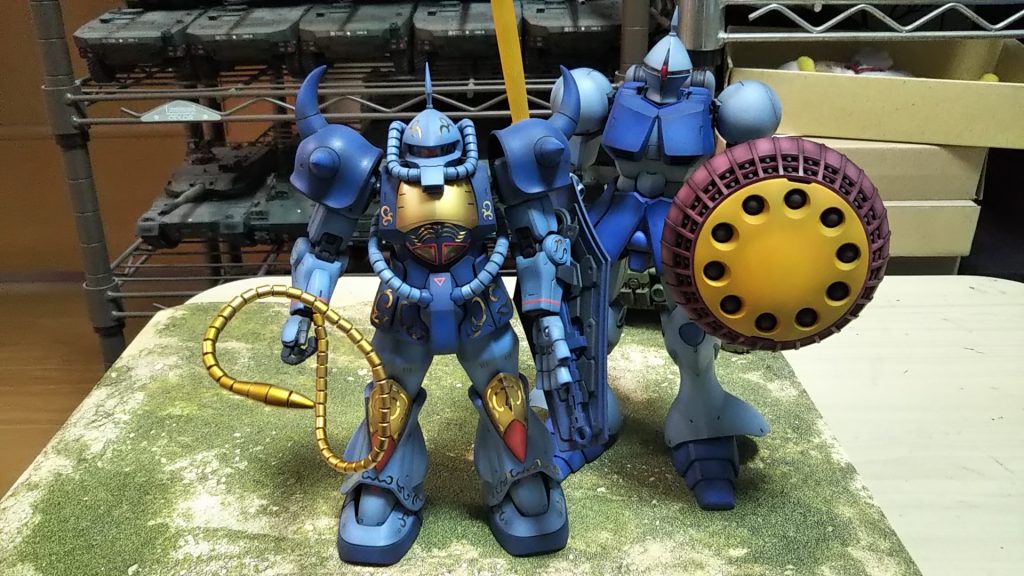 ギャンと💦オデッサの際にこの機体は宇宙に上げられたか心配（本人は10年戦えなかった💦）