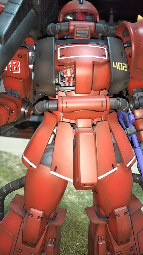 このキットにはジョニー・ライデン少佐がついています💦