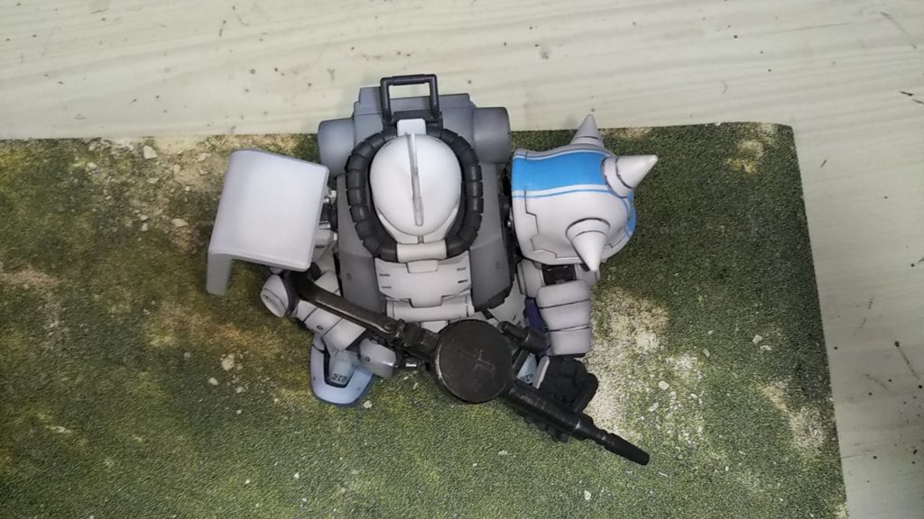 上から💦白いです