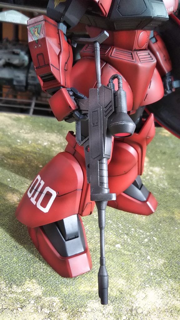 当時手持ち武装がなくて定額為替で取り寄せたビームライフル💦