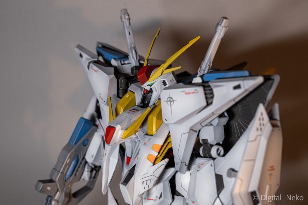 クスィーガンダム(HG)完成|ガンメタ下地×淡色仕上げ–5枚目/制作者:Digital_Neko